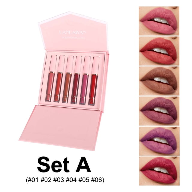Fiudx Labial Mate de 12 Colores de Larga Duración, Textura Aterciopelada Antiadherente, Aplicación Suave Sin Resecar, Ideal para Uso Diario, Maquillaje y Ocasiones Especiales, Ideal Como Regalo.