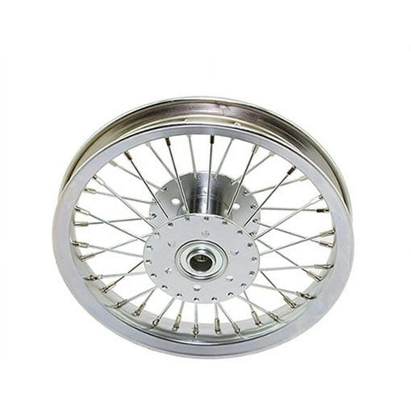 12 Hollow-Hub Wheel 36 Spoke 14gUCP Bearing 3/4"idx1-3/8"od Chrome.