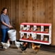 thumbnail image 3 of Cajas Nido para Gallinas, Caja Metálica con 8 Compartimentos, Percha, Tapa Segura, 3 of 7
