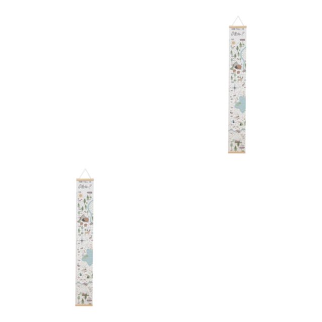 Yuarrent Tabla de crecimiento infantil de tela engrasada, impermeable, para colgar en la pared, reemplazo decorativo, dormitorio, regla de Type3 NO3