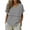 Black#50, variant on Gingham Shirt Women Cute Summer Crew Neck Short Sleeve Plaid Shirts Checkered Tunic Tops Loose Fit Casual Blouses Red L