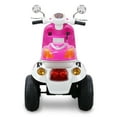 KidZone Kids Pink 6 V Scooter Powered RideOn