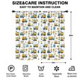 thumbnail image 2 of Blackout Kids Curtains,Cartoon Construction Vehicles Safety Signs Childrens Insulated Curtains Set Of 2,Bedroom Essentials,Toddler Room Decor 42"x84", 2 of 5