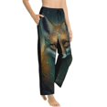 thumbnail image 2 of Balery Vintage Pattern Fox print Women's Pajama Pants,Ultra Lightweight Pjs,Lounge Pant-XX-Large, 2 of 9