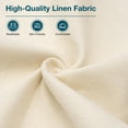 thumbnail image 6 of Hoffree Criss Cross Office Chair with Reversible Armrests, Big and Tall Desk Chair with Footrest, Reclining Ergonomic Computer Chair with Adjustable Headrest, Executive Fabric Chair for Home, Beige, 6 of 10