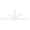 thumbnail image 2 of 96"W x 32"H x 2"D x 4"F, 8/12 Pitch, Redmond Architectural Grade PVC Gable Bracket, 2 of 8
