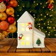 thumbnail image 2 of Ceramic Xmas Village Holiday House Figurine For Tabletop Indoor Festive., 2 of 4