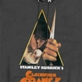 thumbnail image 2 of A Clockwork Orange Poster Unisex Adult Pull-Over Heather Hoodie (Small) Black, 2 of 3