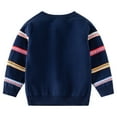 thumbnail image 3 of Little Boy Girl Christmas Sweaters Round Neck Cartoon Print Sweaters, 3 of 8