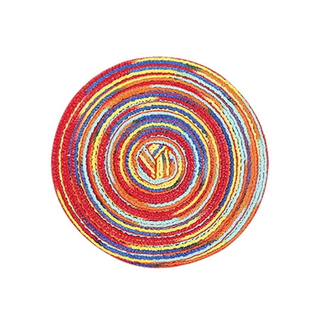 

Josdec 18Cm Ramie Cotton Yarn Table Mat Insulation Pad (Satin Dyeing)