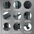 thumbnail image 4 of TACH V3 Connectable Hardside Carry On Spinner Travel Tote Luggage Bag Suitcase, Gray, 4 of 7