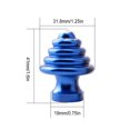 thumbnail image 3 of Bicycle Hub Nut Aluminum Alloy Anti-Rust Anti-corrosion Fixed Gear Wheel Hubs Professional Bike Components Replacing Parts Blue, 3 of 9