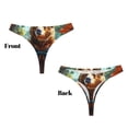 thumbnail image 3 of Fotbe Maple Meditating Bear Tanga Sin Costuras para Mujer con Estampado – Panties Invisibles, Transpirables y Cómodos para Uso Diario-XX-Large, 3 of 6