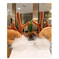 thumbnail image 4 of Pinzas para el pelo de cuernos de Navidad, horquillas con orejas de ciervo, diademas para fiesta de Navidad, Festival, conos de pino, accesorios para el cabello, 4 of 4