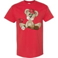 thumbnail image 3 of Inktastic Baseball Teddy Bear T-Shirt, 3 of 5