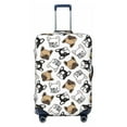 thumbnail image 2 of Goofa French Bulldog3 Pattern Luggage Covers For Suitcase,Suitcase Cover Protector Fit 18-32 Inch Luggage-Medium, 2 of 9