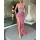 thumbnail image 5 of Vestido de noche largo elegante sin mangas con lentejuelas verdes y hada, 5 of 6