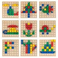thumbnail image 4 of Wooden Creative Block Puzzle Children Color Shape Early Educational Toys Kids Exercise Patience Toys Montessori Teaching Aids, 4 of 6
