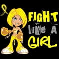 thumbnail image 3 of CafePress - Licensed Fight Like A Girl 42. - Women's Dark Pajamas, 3 of 4