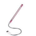 thumbnail image 3 of Luz de noche para cabina de lectura para dormitorio de estudiantes, luz de escritorio de aprendizaje USB con luz LED portátil, USB de aluminio, 10 luces, 3 of 6