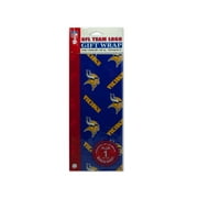 Minnesota Vikings Team Logo Flat Gift Wrap, 24 Count