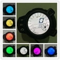 thumbnail image 2 of Medidor de Odómetro Zulema de velocímetro universal tacómetro de retroiluminación LED de 7, 2 of 8