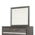 thumbnail image 2 of Benjara 7 Drawer Wooden Dresser with 2 Hidden Jewelry Drawers, Gray and Silver, 2 of 2