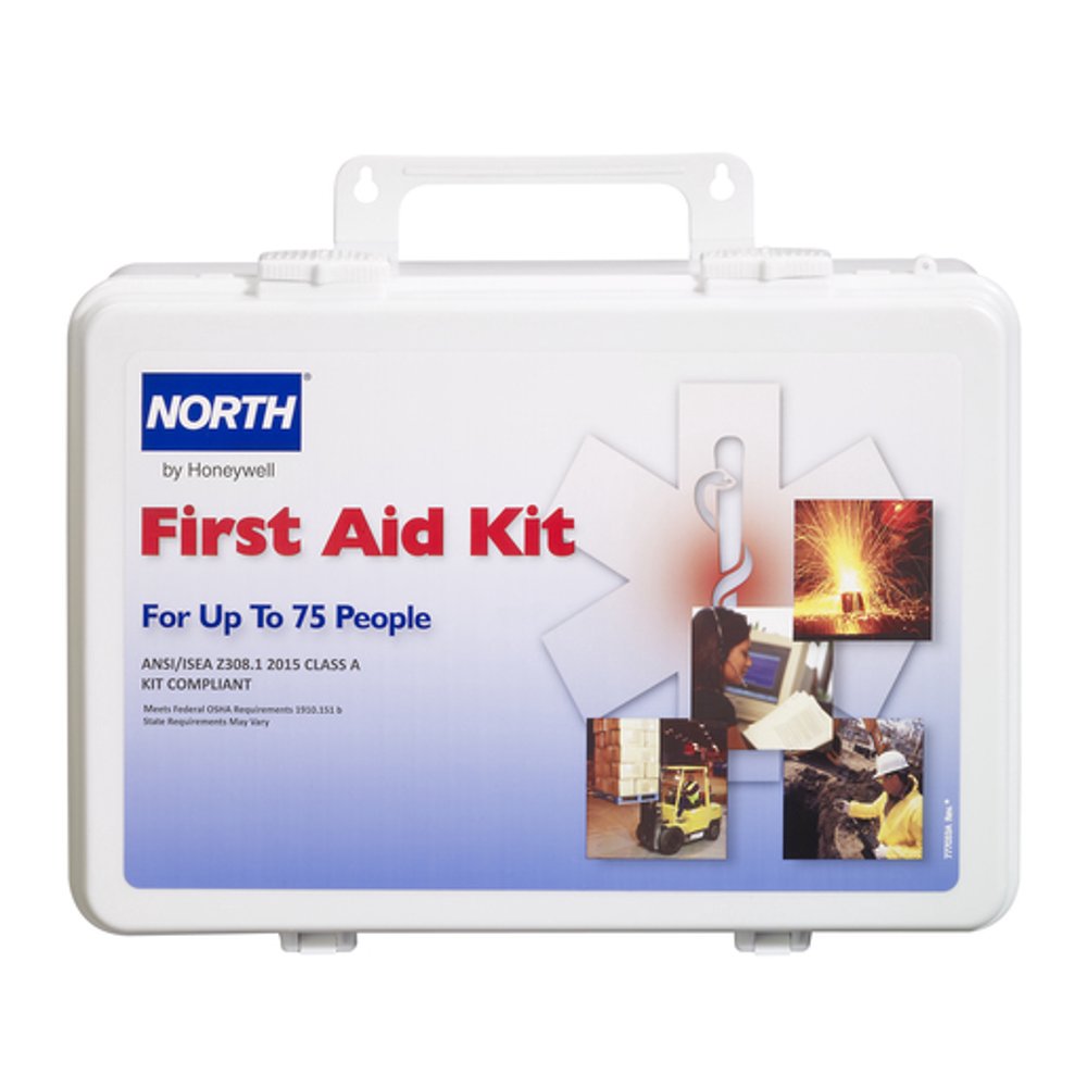 North by Honeywell White Plastic Portable 75 Person First Aid Kit