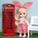 thumbnail image 1 of 16cm princess girl dolls toys mini trumpet mark stall bulk whol, Doll Toy, 1 of 5