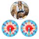 thumbnail image 4 of Paquete de 2 relojes de madera Montessori, juguetes didácticos para niños y niñas. azul claro, 4 of 9