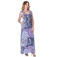 thumbnail image 4 of Womens Paisley Print Maxi Dress, 4 of 5