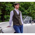 thumbnail image 5 of Mucros Weavers 100% Wool Tweed Men's Irish Trinity Flat Cap Made in Ireland, 5 of 7
