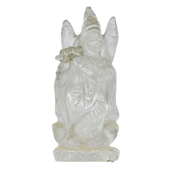 Quan Yin Quartz Goddess Person | 2 3/8" Tall | Clear | 1 Figurine