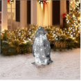 thumbnail image 3 of 3pc Light-up Penguin Christmas Outdoor Decorations With Led Garden Lights, 3 of 5