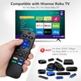 thumbnail image 2 of Remote Control for Hisense-TCL-Onn-Sharp-Philips-Westinghouse-Insignia-Element Roku TV Remote Replacement, 2 of 8