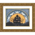 thumbnail image 1 of Lewis, Kim 18x14 Gold Ornate Wood Framed with Double Matting Museum Art Print Titled - Haunted House, 1 of 4