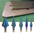 thumbnail image 4 of Step Drill,5 Pcs HSS English Step Cone Drill Step Drill Bits Set Unbeatable Value, 4 of 7