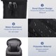 thumbnail image 3 of Bolsa para lente de cámara Uxcell (3.5" ID x 6.3" H) - Funda protectora gruesa de poliéster suave, impermeable y a prueba de golpes para lentes de cámara DSLR SLR, negra, 3 of 6