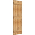 thumbnail image 2 of 21 1/2"W X 57"H Timbercraft Four 5 3/8" Boards Joined Board-N-Batten Shutters, Rough Sawn Western Red Cedar (Per Pair), 2 of 13