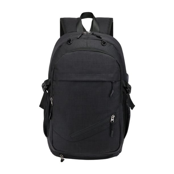 Mochila para portátil, mochila de viaje, práctica, informal, de gran capacidad, para bolos, para ir de compras, hacer senderismo en la calle o para Negro