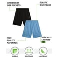 thumbnail image 2 of RBX Boys Athletic Shorts - 2 Pack Performance Mesh Jersey Gym Shorts with Elastic Waistband (8-16), 2 of 6