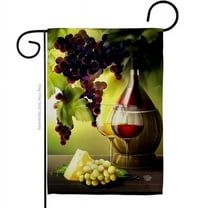 Ornament Collection G192572-BO Vineyard Beverages Wine 13 x 18.5 in. Double-Sided Decorative Vertical Garden Flags for House Decoration Banner Yard Gift