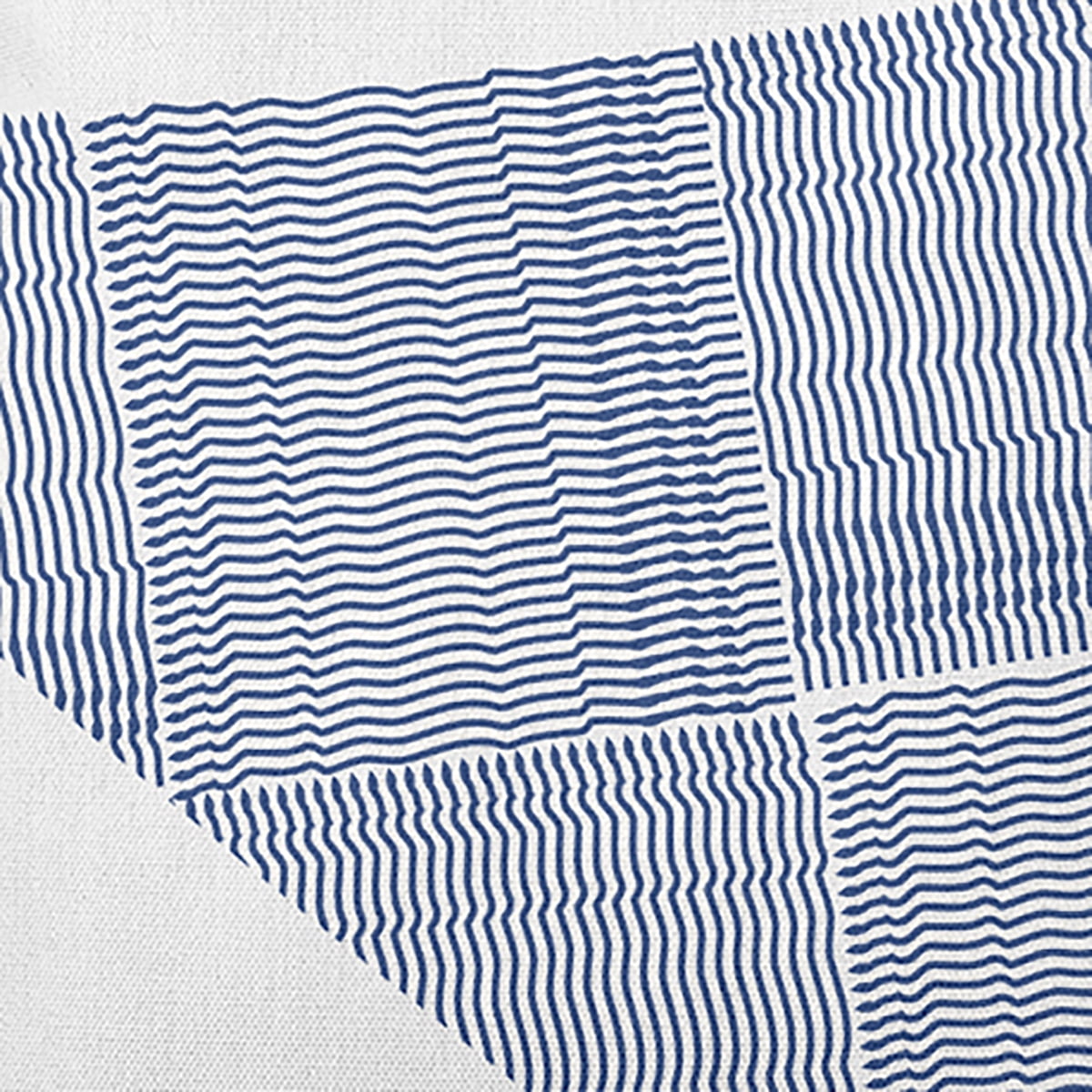 Simply Daisy 26-inch Square Triangles & Squares Polyester Throw Pillow, Navy Qty 1