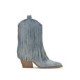 thumbnail image 3 of Paredisa Fringe Bootie in Denim Blue, 3 of 3