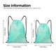 thumbnail image 2 of Fotbe Cyan Mint Marble Bolsa Mochila con Cordón Estampada, Bolsa de Gimnasio Deportiva, Bolsa Cinch, Bolsa con Cordón para Hombres y Mujeres-Medium, 2 of 6