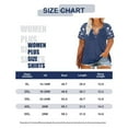 thumbnail image 6 of CASSIE LIZ Plus Size Shirts 5X 4th of July Summer V Neck Womens Tops Blue Fashion Short Sleeve Tee Loose Fit Patrotic Star Raglan Tunics Spring Blouses Casual Pullovers 5XL 26W 28W, 6 of 6
