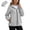 Gray A, variant on Enjoytime Womens Lightweight Rain Jacket Packable Waterproof Raincoat With Hood Cycling Bike Outdoor Windbreaker