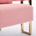 thumbnail image 5 of Pink Teddy Single Seat Chair with Durable Fabric | Suitable for Various Rooms, Easy to Maintain, 5 of 6