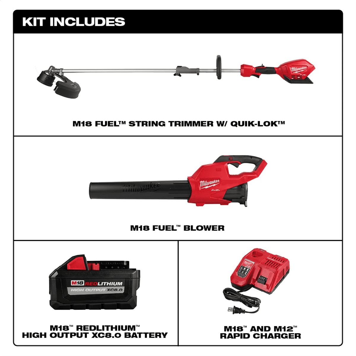 Milwaukee Tool M18 FUEL 2 Tool Combo Kit in Nepal at NPR 67813 Rating 5