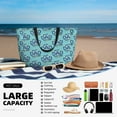 thumbnail image 5 of Sigee Best Dad Ever Print Extra Large Waterproof Beach Travel Bag with Zipper - Durable and Versatile for Vacation, Gym, and Daily Use, 5 of 7